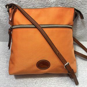 Dooney & Bourke Nylon Crossbody Shoulder Bag Orang